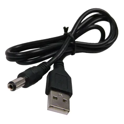 Kabel USB - typ A / napájecí konektor 5.5 / 2.1mm, redukce USB / 2.1mm