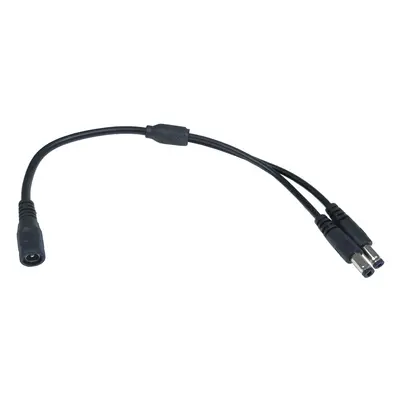 Rozbočovací kabel Y s konektory 5.5 x 2.1mm, 1x zásuvka + 2x zástčka