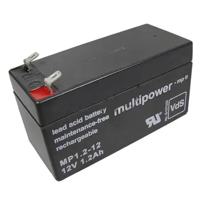 Akumulátor 12V / 1,2Ah olověný - MP1.2-12 Multipower