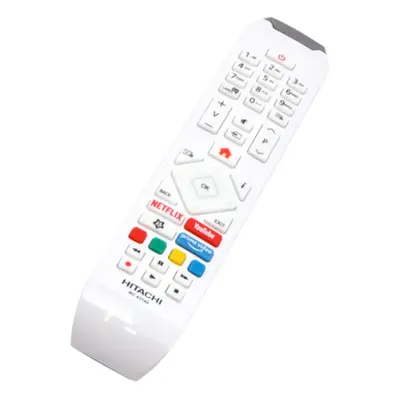 RC43140P Dálkový ovladač Hitachi LCD TV originální / RCA343140 P / R/C A3 43140P bílý