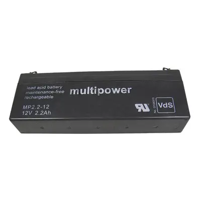 Akumulátor 12V / 2,2Ah olověný - MP2.2-12 Multipower