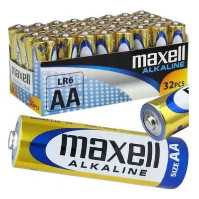 AA Baterie Maxell Alkaline LR06 balení 32 ks