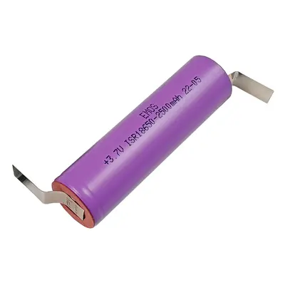 Akumulátor 3,6V / 2500mAh EMOS ISR18650, s pájecími vývody "Z"