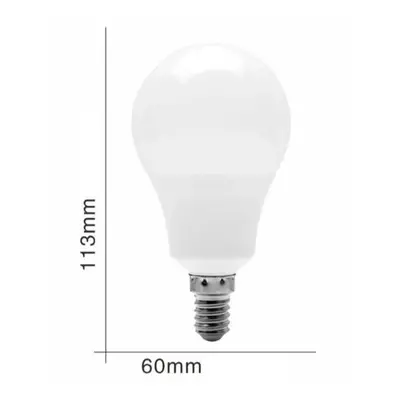 Žárovka LED E14 12W 6500K globe - studená bílá