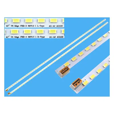 LED podsvit EDGE 540mm sada LG, SONY celkem 2 kusy / LED Backlight edge 540mm - 55 LED 3660L-037