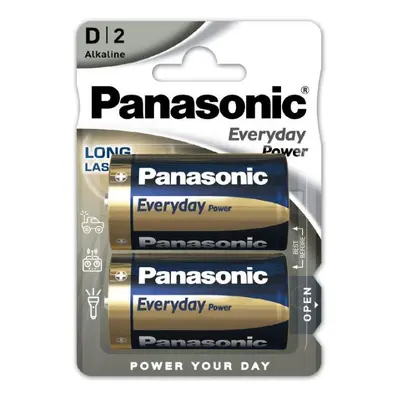 Baterie D LR20 Mono LR20EPS/2BP PANASONIC EveryDay Power Alkaline balení 2 ks