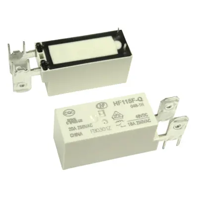 Relé 48V 1 x 250V / 18A JQX-115F-Q-048-1H, HF115F-Q/048-1H HONGFA RELAY