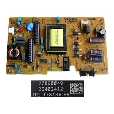 LCD modul zdroj 17IPS61-5 / SMPS board Vestel 23402412