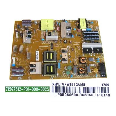 LCD modul zdroj Philips PLTVFW481GAM8 / SMPS power supply board 715G7312-P01-000-002S