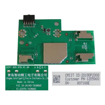 LCD LED modul WiFi HIP.820.078.V1.00 / network-WIFI module 1205860 / ZDGF7638GU-C