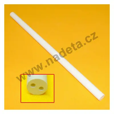 Průchodka keramická tyčka steatit 1ks d=2x2x8,8mm l=200mm