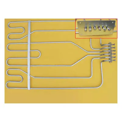 Topné těleso horní 3 x 670W ALBA Hořovice, nerezová ocel