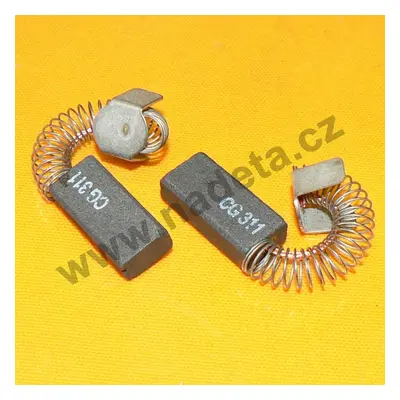 Uhlíky Bosch 2ks, 6,4 x 10 x 20 mm, 1 609 200 929, uhlíky do elektromotorů, brusky