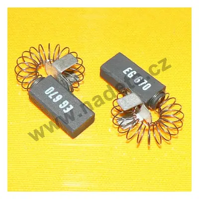 Uhlíky Protool 2ks, 5 x 8 x 17,5 mm, 627019, uhlíky do elektromotorů