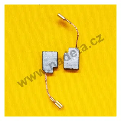 Uhlíky Dewalt 2ks, 6,4 x 10 x 13 mm, s pojistkou 636128-03, uhlíky do elektromotorů, úhlové bru