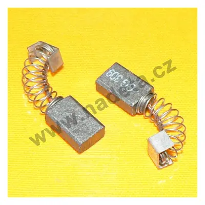 Uhlíky Protool 2ks, 5 x 8 x 13,5 mm, 627005, uhlíky do elektromotorů