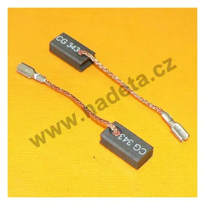 Uhlíky Bosch 2ks, 5 x 8 x 17 mm, 2 604 320 910, uhlíky do elektromotorů, pily, brusky, frézy