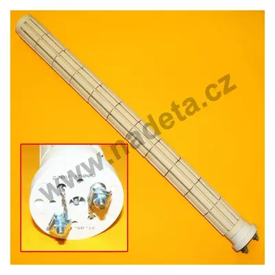 Topné těleso keramické 1500W 11 článků 1xnetopící 230V l=600mm