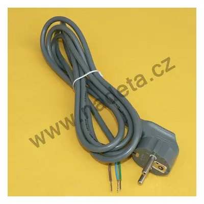 Kabel Flexo PVC 3 x 0,75 mm, 2 m, černá / šedá