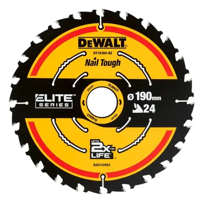 DT10304 PILOVÝ KOTOUČ EXTREME PRO KOTOUČOVÉ PILY 190X30MM 24Z ATB 20° DEWALT