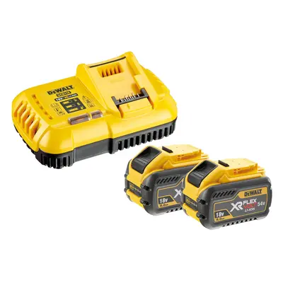 DCB118X2 DEWALT 2X BATERIE FLEXVOLT XR LI-ION 9,0AH 54/18 VOLT A NABÍJEČKA