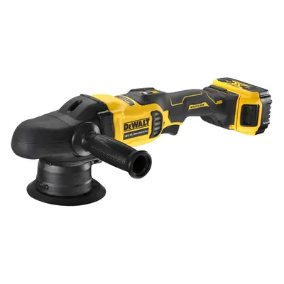 DCM848P2 DEWALT 18V XR EXCENTRICKÁ LEŠTIČKA 125MM, 2 X BATERIE 5,0 AH, NABÍJEČKA, BRAŠNA