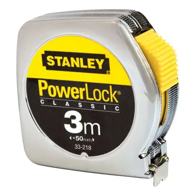 1-33-218 STANLEY SVINOVACÍ METR 3M POWERLOCK S KOVOVÝM POUZDREM