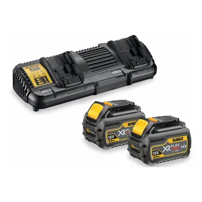 DCB132T2 DEWALT NABÍJEČKA 2 AKUMULÁTORŮ XR LI-ION 10,8VOLT - 54 VOLT + 2 x AKU 54V 6,0Ah