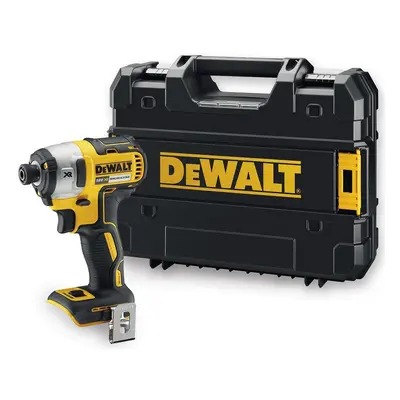 DCF887NT DeWALT 18V AKU BEZUHLÍKOVÝ RÁZOVÝ UTAHOVÁK 1/4" - BEZ BATERIÍ A NABÍJEČKY, KUFR T-STAK