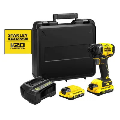 Stanley SFMCF810D2K-QW 18V STANLEY® FATMAX® V20 BRUSHLESS AKU RÁZOVÝ UTAHOVÁK 1/4"