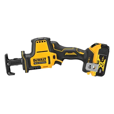 DCS369P2 DEWALT 18V AKU BEZUHLÍKOVÁ KOMPAKTNÍ MEČOVÁ PILA, 2 X 5,0 AH BATERIE, NABÍJEČKA, KUFR T