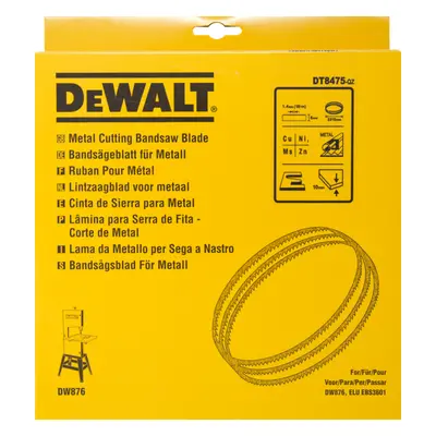 DT8475 DEWALT PILOVÝ PÁS NA BAREVNÉ KOVY A PLASTY, VYŘEZÁVACÍ, ŠÍŘKA 6 MM