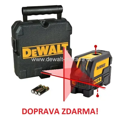 DW0822 DeWALT KŘÍŽOVÝ LASER + PAPRSEK OLOVNICE