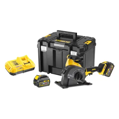 DCG200T2 DEWALT 54 V XR FLEXVOLT AKU 125 MM DRÁŽKOVACÍ FRÉZA, 2 X 6,0 AH BATERIE, NABÍJEČKA, KUF