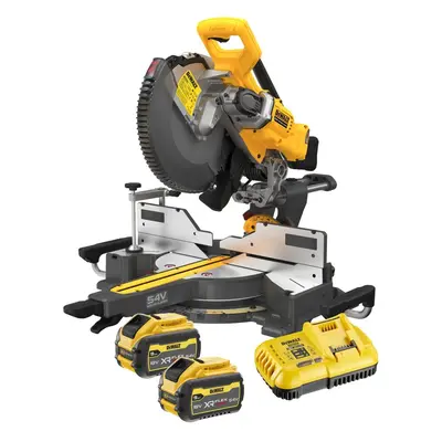 DCS781X2 DEWALT AKU 54V FLEX VOLT POKOSOVÁ PILA, 2 X 9AH BATERIE A NABÍJEČKA