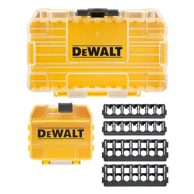 DT70801 DEWALT MALÁ SADA TOUGH CASE + MALÉ ULOŽNÉ POUZDRO + DRŽÁKY NA BITY