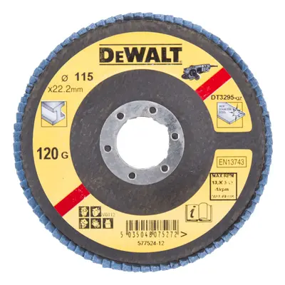 DT3295 DEWALT BRUSNÝ LAMELOVÝ KOTOUČ FLAT TYP 27 115 X 22,2 X 120G NA KOV