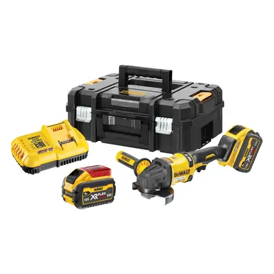 DCG418X2 DeWALT 54 V XR AKU ÚHLOVÁ BRUSKA 125MM, 2300W, 2x 9,0AH AKU XR FLEXVOLT Li-ION 54/18VOL