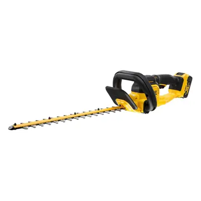 DCMHT563P1 DEWALT 18V AKU BEZUHLÍKOVÝ PLOTOSTŘIH, 1 X BATERIE 5,0 AH, NABÍJEČKA