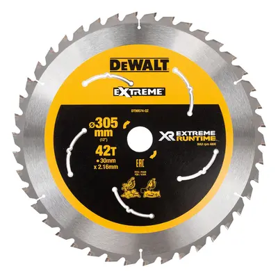 DT99574 DEWALT PILOVÝ KOTOUČ XR FLEXVOLT 305 x 30 mm 42 ZUBŮ PRO POKOSOVÉ PILY 305MM