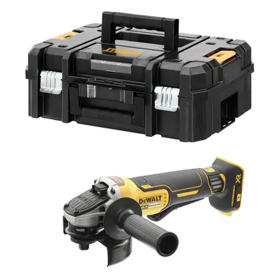 DCG406NT DEWALT AKU 18V XR BEZUHLÍKOVÁ 125MM ÚHLOVÁ BRUSKA, KOLÍBKOVÝ SPÍNAČ, BEZ BATERIE A NABÍ