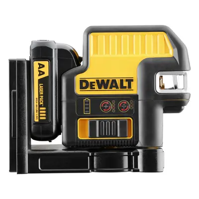 DCE0822D1R DeWALT Aku křížový červený laser s olovnicí 10,8V, 1x2,0Ah XR Li-Ion