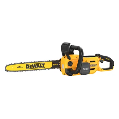 DCMCS574N DEWALT 54 VOLT FLEXVOLT AKU BEZUHLÍKOVÁ ŘETĚZOVÁ PILA 45 CM LIŠTA, BEZ BATERIE A NABÍJ