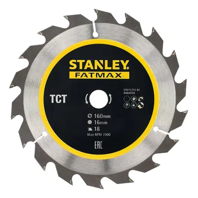 STA15315 STANLEY FATMAX PILOVÝ KOTOUČ TCT / HM 160 X 16 MM, 18 ZUBŮ