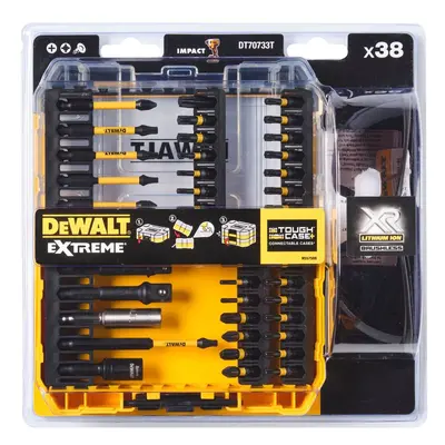 DT70733T DEWALT 38DÍLNÁ SADA FLEXTORQ BITŮ + PRACOVNÍ BRÝLE