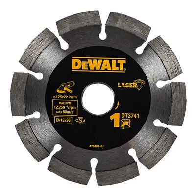 DT3741 DeWALT Laser kotouč pro stavební materiály/beton - pro suché řezání 125x22,2mm