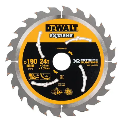 DT99562 DEWALT FLEXVOLT PILOVÝ KOTOUČ 190 X 30MM, 24Z