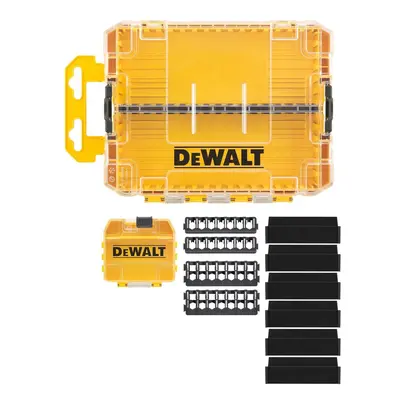 DT70802 DEWALT MALÁ SADA TOUGH CASE + MALÉ ULOŽNÉ POUZDRO + PŘEPÁŽKY A DRŽÁKY NA BITY