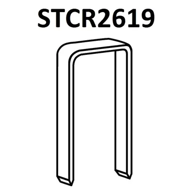 BOSTITCH spony STCR2619 6-10 mm, pozink 5000ks Délka_: STCR26191/4 spony - 06 mm, pozink 5000ks