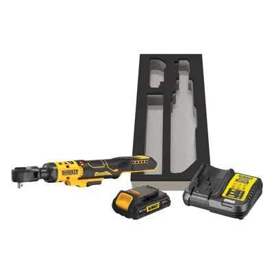 DCF513D1G DEWALT 18V AKU BEZUHLÍKOVÁ RÁČNA 3/8", MAX. UTAHOVACÍ MOMENT 95 NM, 1 X 2,0 AH BATERIE